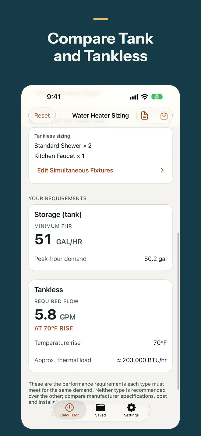 Lifetime Pro tank and tankless comparison